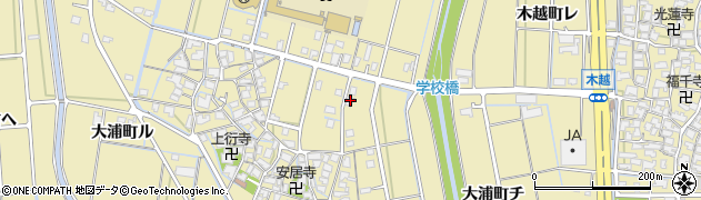 石川県金沢市大浦町リ23周辺の地図
