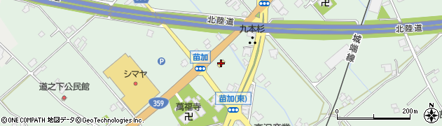 ファミリーマート砺波苗加店周辺の地図