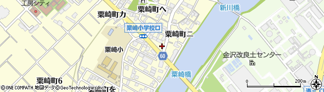 石川県金沢市粟崎町ホ5周辺の地図