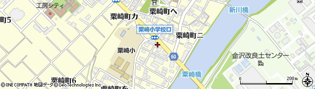 石川県金沢市粟崎町ホ19周辺の地図