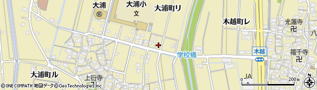 石川県金沢市大浦町リ26周辺の地図