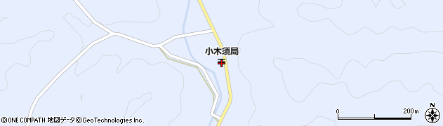 小木須郵便局 ＡＴＭ周辺の地図