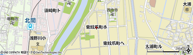 石川県金沢市東蚊爪町（ホ）周辺の地図