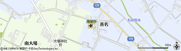 富山県富山市善名157周辺の地図