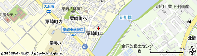 石川県金沢市粟崎町ニ43周辺の地図