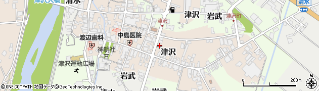 富山県小矢部市津沢264-2周辺の地図