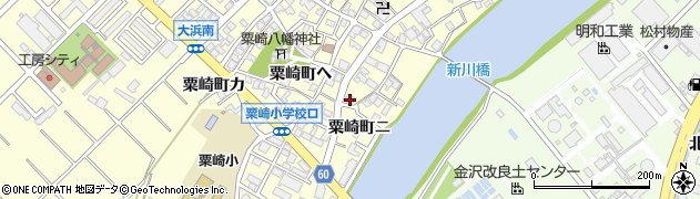 石川県金沢市粟崎町ニ38周辺の地図