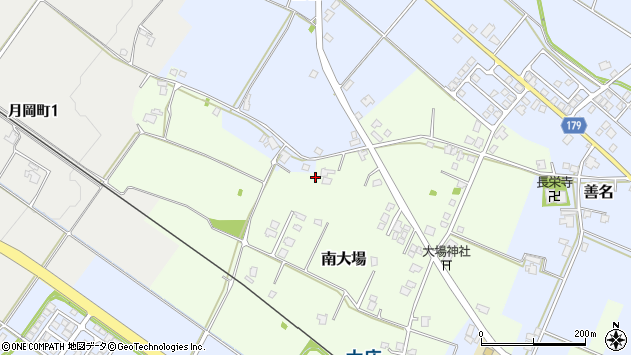 〒930-1304 富山県富山市南大場の地図