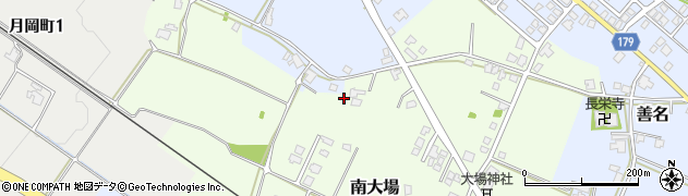 富山県富山市南大場周辺の地図