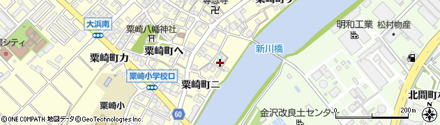 石川県金沢市粟崎町ニ60周辺の地図