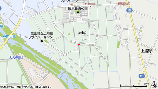 〒939-8172 富山県富山市辰尾の地図