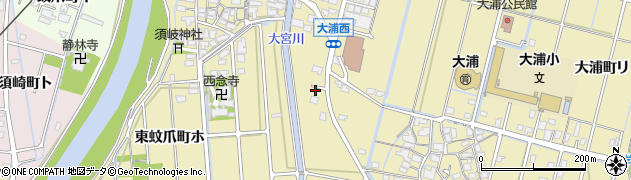 石川県金沢市大浦町ル57周辺の地図
