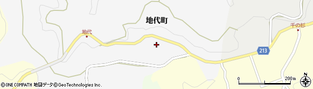 石川県金沢市地代町周辺の地図
