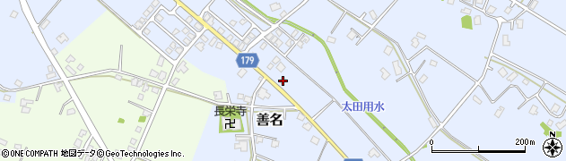 富山県富山市善名127周辺の地図