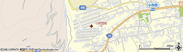 長野県長野市安茂里（小市団地）周辺の地図