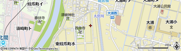 石川県金沢市東蚊爪町ヘ周辺の地図