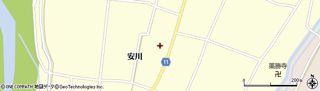 富山県砺波市安川489周辺の地図