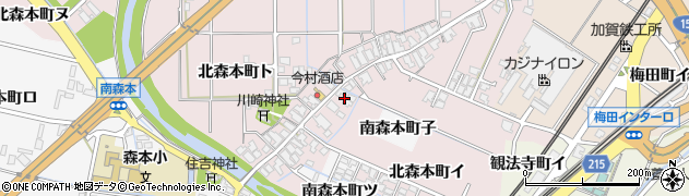 石川県金沢市北森本町（ル）周辺の地図