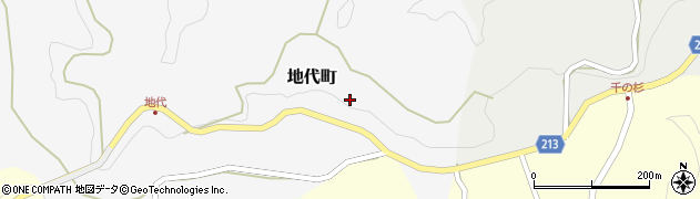 石川県金沢市地代町（イ）周辺の地図