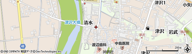 富山県小矢部市津沢474周辺の地図