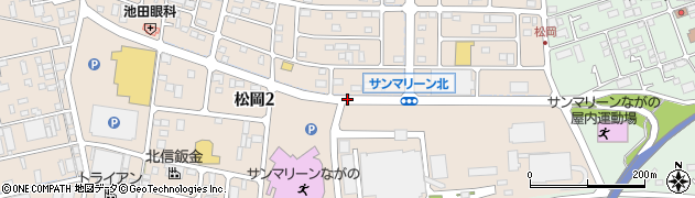 松岡南周辺の地図