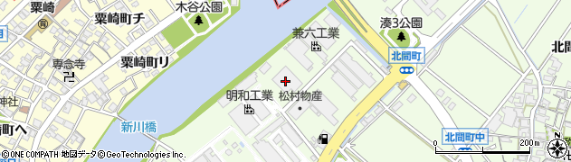 北陸名鉄運輸株式会社　金沢営業所周辺の地図