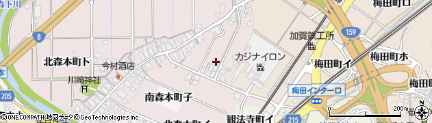 石川県金沢市北森本町（ロ）周辺の地図