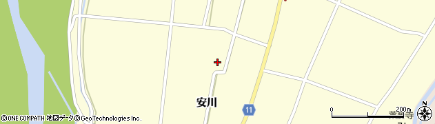 富山県砺波市安川506周辺の地図