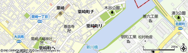 石川県金沢市粟崎町（リ）周辺の地図