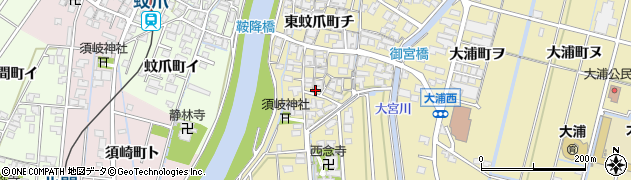 石川県金沢市東蚊爪町チ48周辺の地図