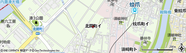 石川県金沢市北間町（イ）周辺の地図
