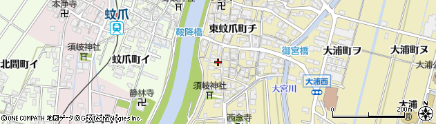 石川県金沢市東蚊爪町チ62周辺の地図