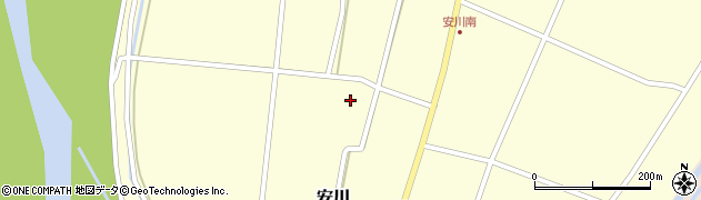 富山県砺波市安川588周辺の地図