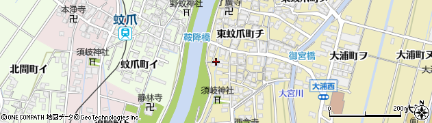 石川県金沢市東蚊爪町チ69周辺の地図