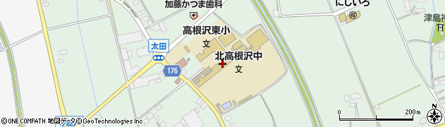 高根沢町立北高根沢中学校周辺の地図