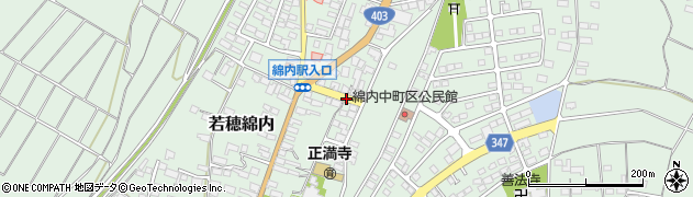 綿内駅周辺の地図