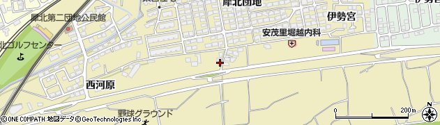 長野県長野市安茂里犀北周辺の地図