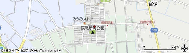 富山県富山市辰尾新町周辺の地図
