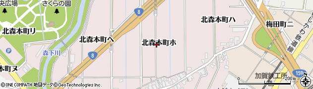 石川県金沢市北森本町（ホ）周辺の地図