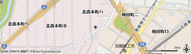 石川県金沢市北森本町（ハ）周辺の地図