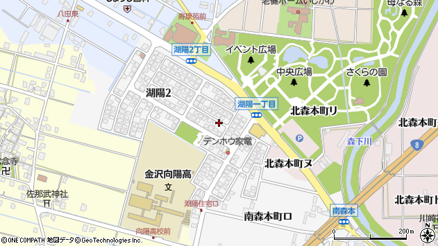 〒920-3103 石川県金沢市湖陽の地図