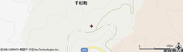 石川県金沢市千杉町（チ）周辺の地図
