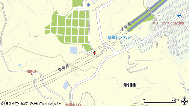 〒317-0053 茨城県日立市滑川町の地図