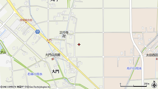 〒939-1316 富山県砺波市大門の地図