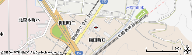 石川県金沢市梅田町（ロ）周辺の地図