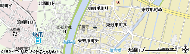 石川県金沢市東蚊爪町チ9周辺の地図