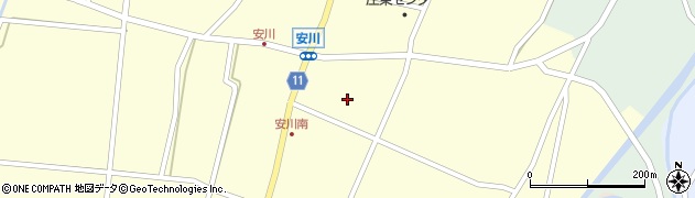富山県砺波市安川850周辺の地図