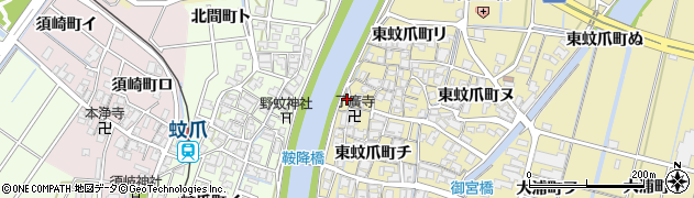 石川県金沢市東蚊爪町チ113周辺の地図