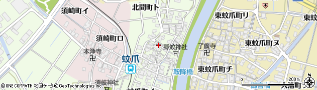 石川県金沢市蚊爪町（ロ）周辺の地図