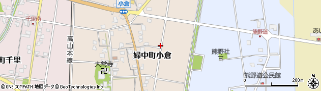 富山県富山市婦中町小倉周辺の地図